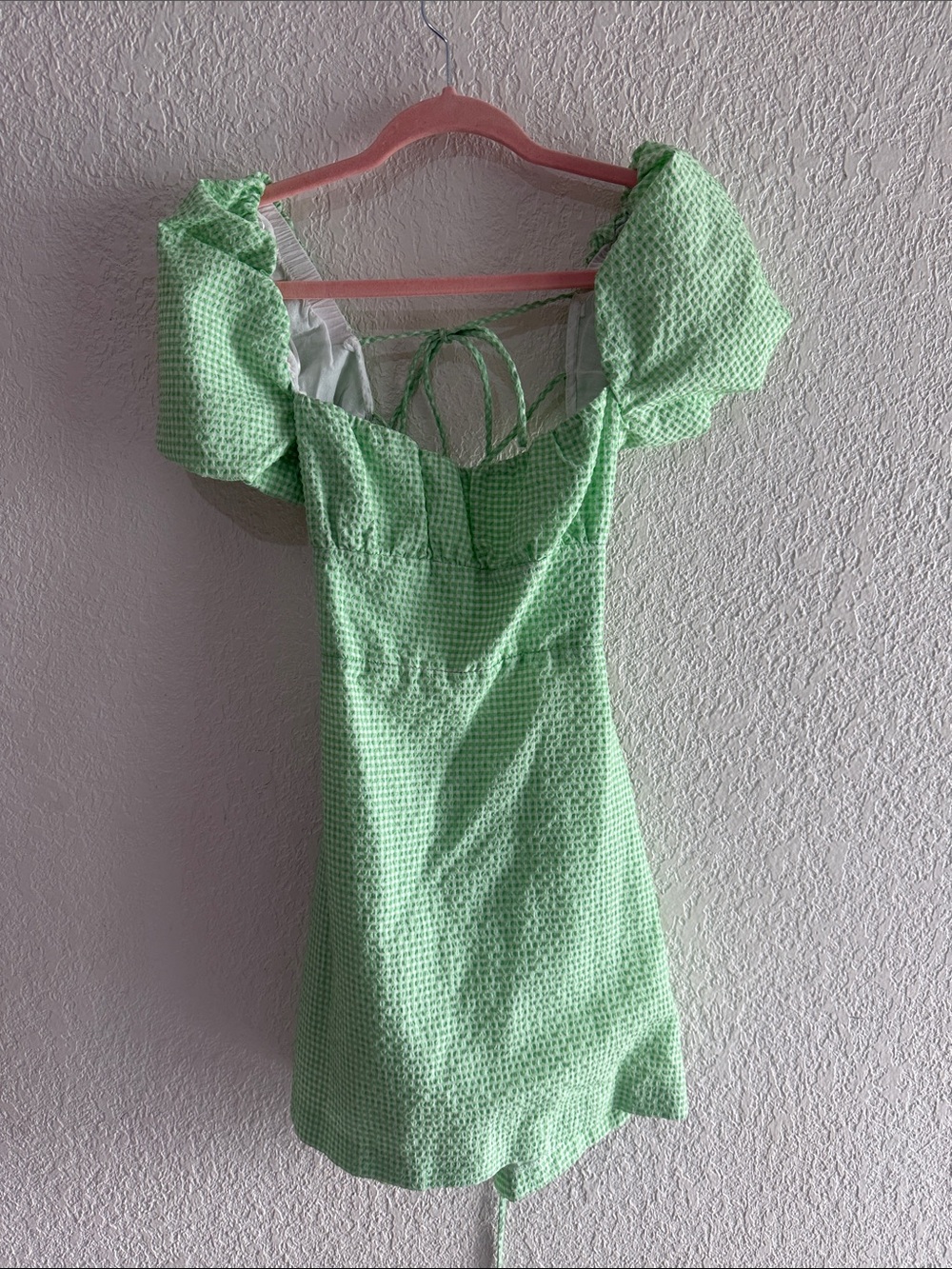 Zara Light Green Mini Dress